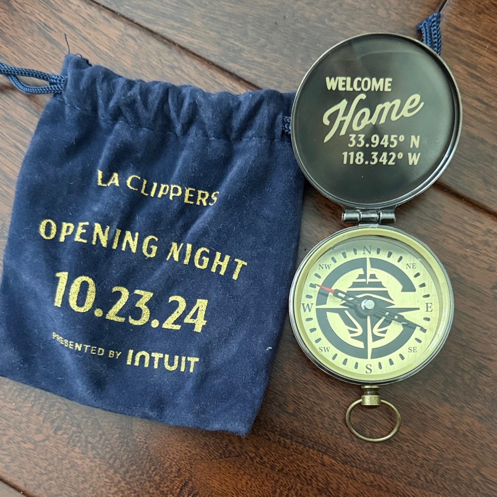 LA Clippers Opening Night 2024-2025 Compass Giveaway